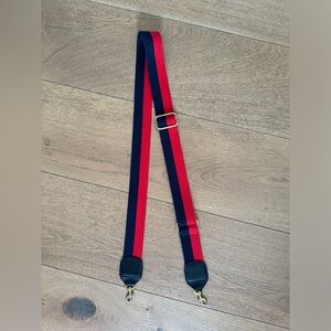Clare V Poppy/Navy Adjustable Strap